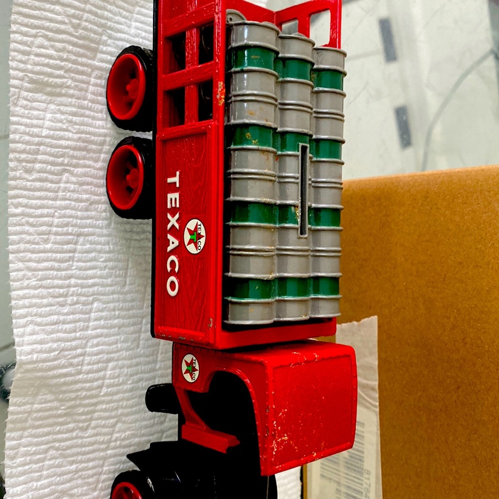Texaco truck vintage and gas pump collectable sale